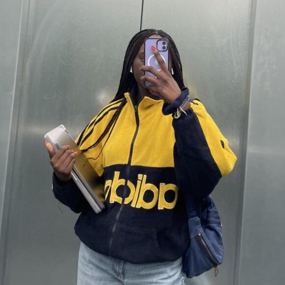 Adidas Fleece Jacket - Picture 1 of 2